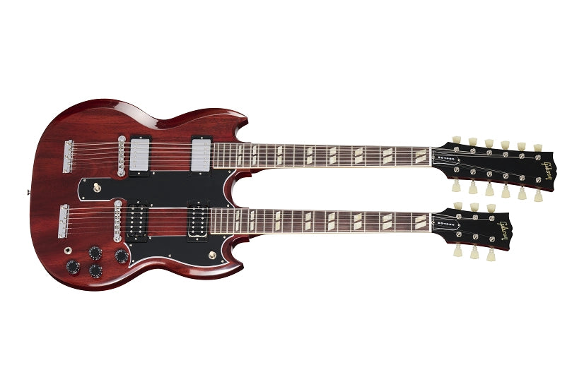 Gibson USA CUSTOM SHOP Jimmy Page EDS-1275 Doubleneck VOS Electric Guitar with Hardshell Case - 69 Cherry