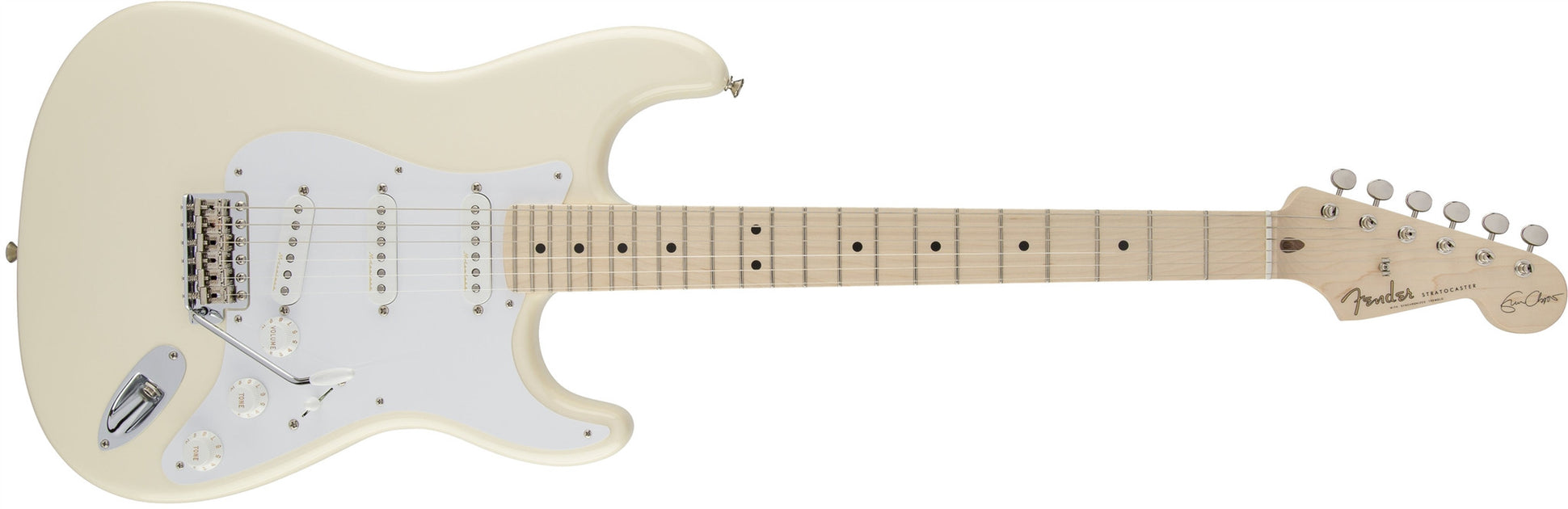 Fender Eric Clapton Stratocaster, Maple Fingerboard, Olympic White 