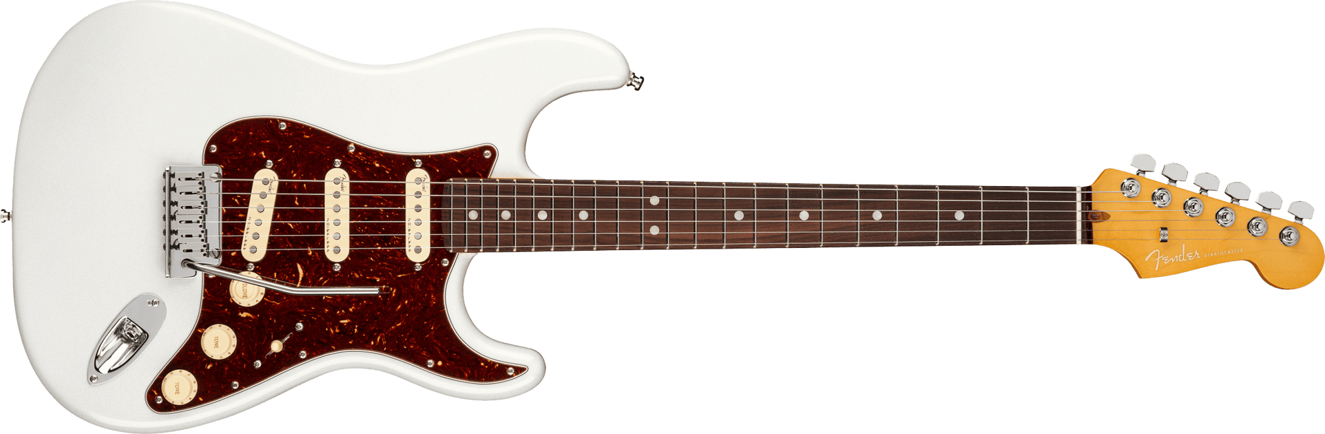 Fender American Ultra Stratocaster Rosewood Fingerboard Arctic Pearl  0118010781