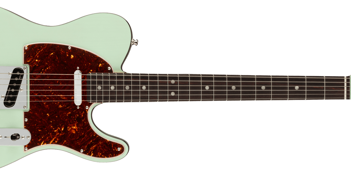 Fender Ultra Luxe Telecaster Rosewood Fingerboard Transparent Surf Green  F-0118080735