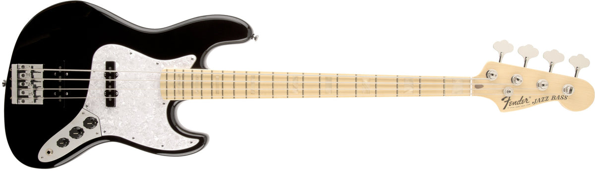 Fender USA Geddy Lee Jazz Bass Maple Fingerboard Black 0197702806