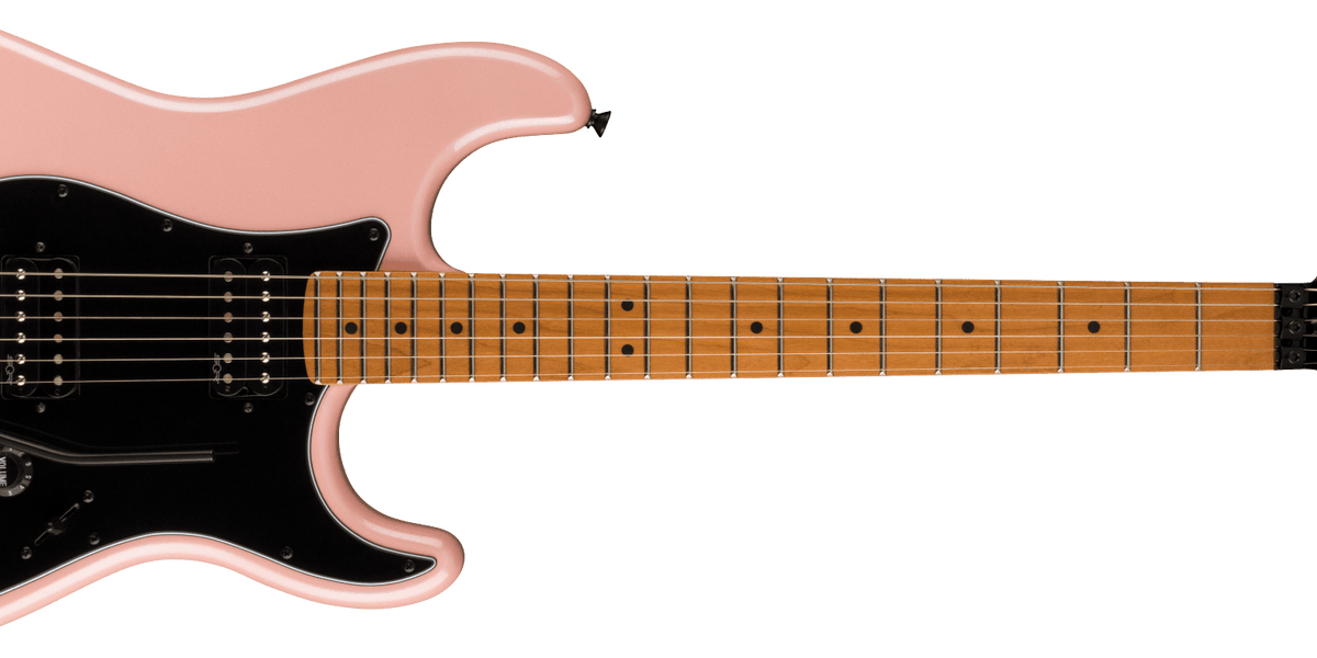 Squier Contemporary Stratocaster HH FR Roasted Maple Fingerboard Black  Pickguard Shell Pink Pearl F-0370240533