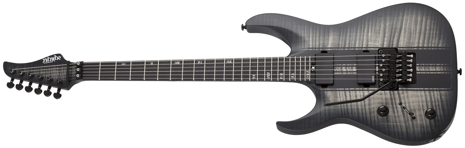 Schecter Banshee GT-6 FR Electric Guitar - Satin Charcoal Burst