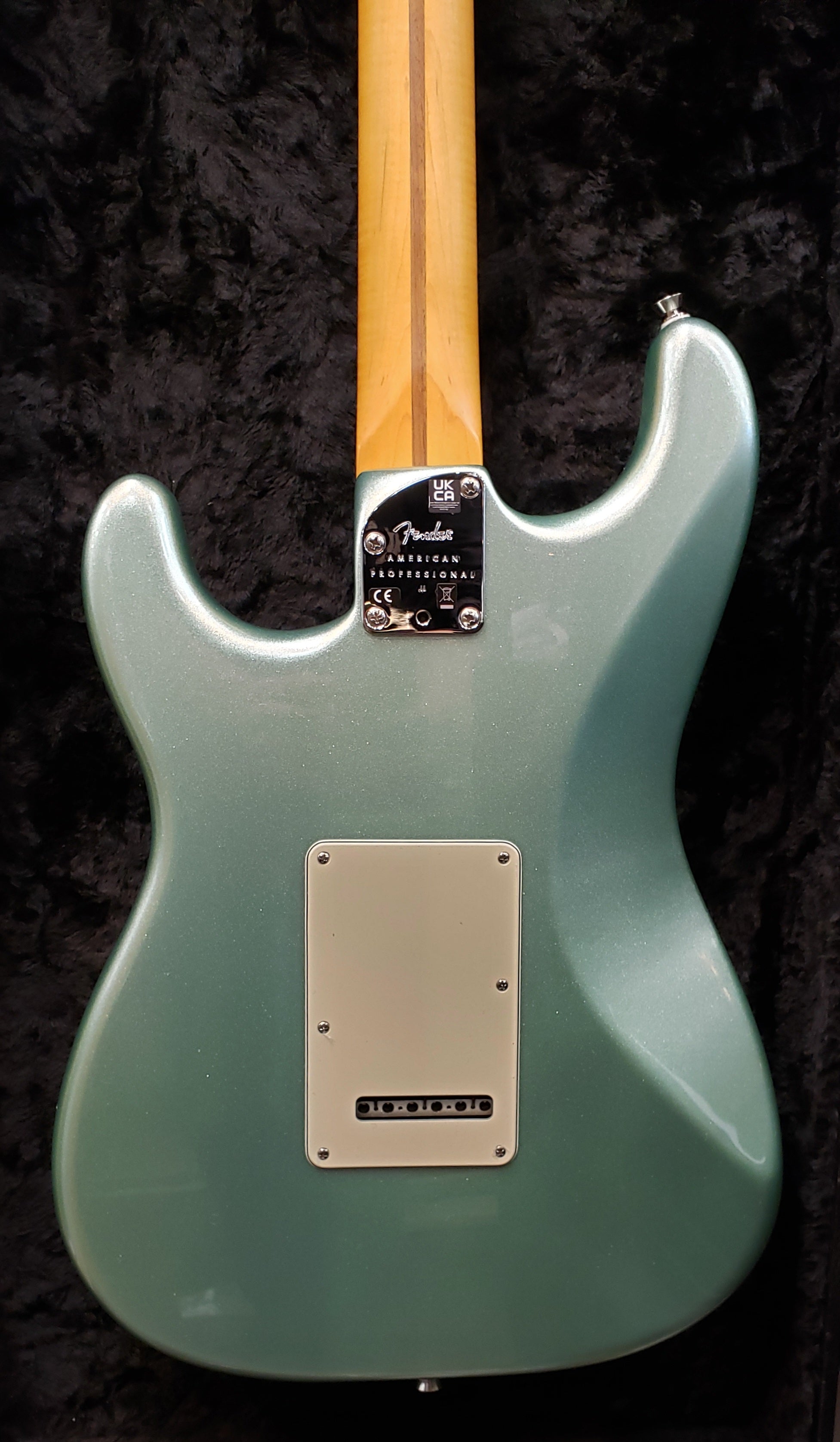 Fender American Professional II Stratocaster HSS Maple Fingerboard Mystic Surf Green F-0113912718 SERIAL NUMBER US210105566 - 7.6 LBS