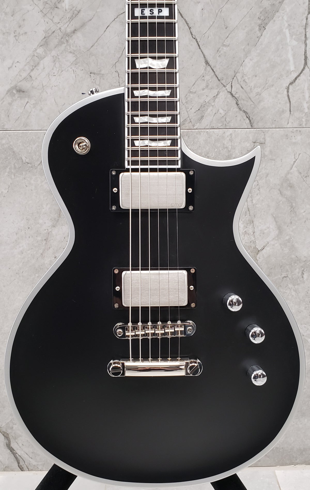 ESP EII E-II ECLIPSE BB IN BLACK SATIN MADE IN JAPAN EIIECBBBLKSS