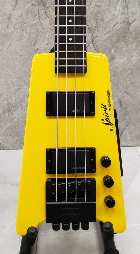 Steinberger Spirit XT-2 Standard Bass Guitar w/Gigbag - YELLOW 