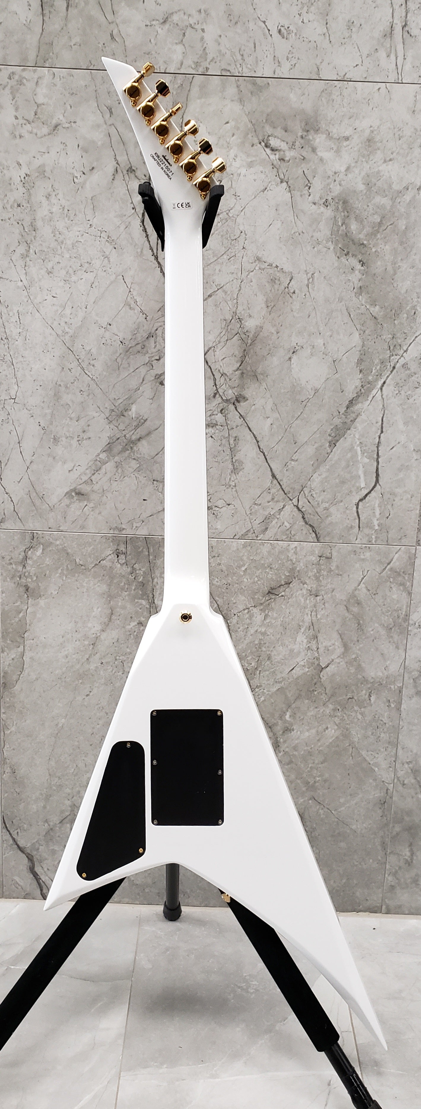 JACKSON Concept Series Rhoads RR24 HS Ebony Fingerboard White with Black Pinstripes 2916677576