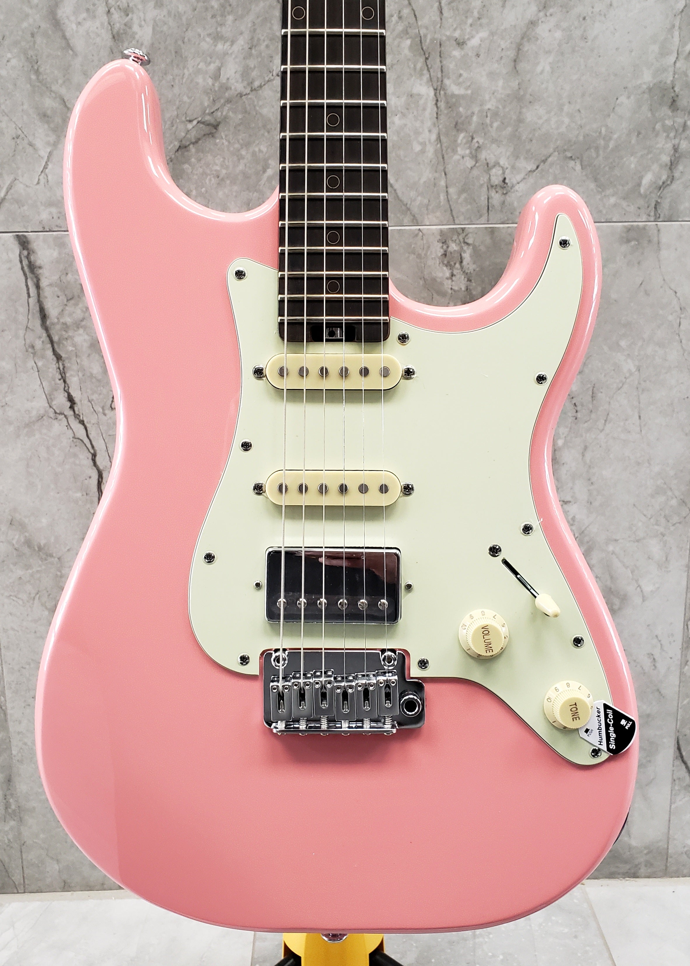 Schecter Nick Johnston Traditional HSS Electric Guitar, Atomic Coral 1539-SHC