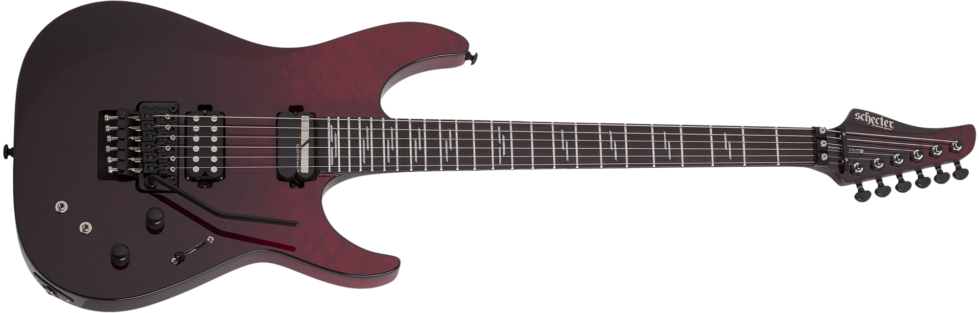 Schecter Reaper-6 FR S Elite W/ SUSTAINIAC Electric Guitar, Blood Burst 2181-SHC