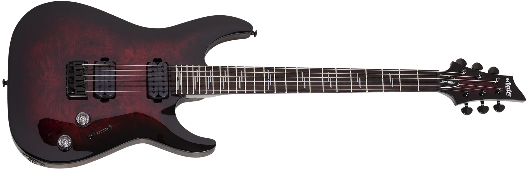 Schecter Omen Elite-6 Electric Guitar Black Cherry Burst 2450-SHC