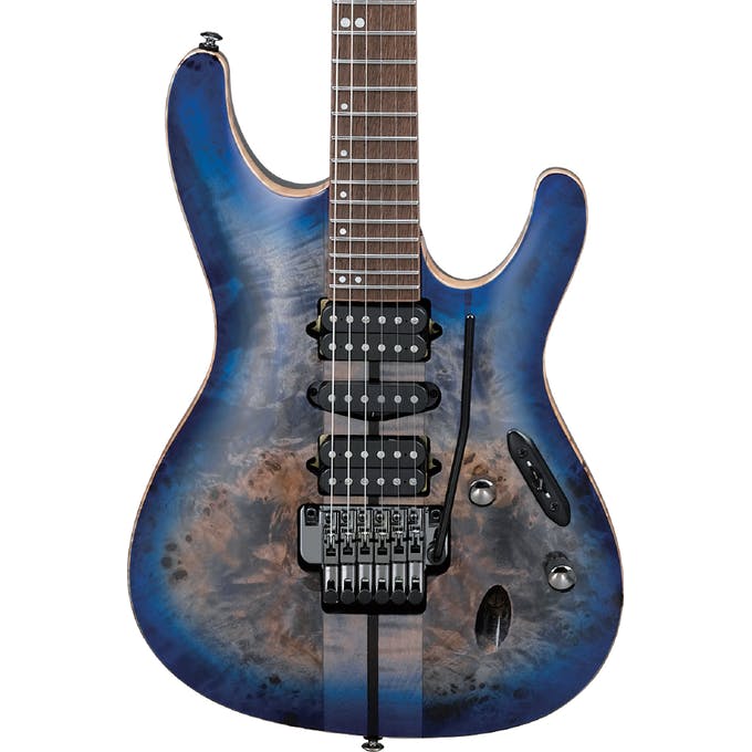 Ibanez S1070PBZSCLB PREMIUM EDGE 6 STRING WITH SOFT CASE CERULEAN BLUE BURST