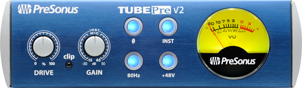 PreSonus® TubePre V2, Blue 2777400103 — L.A. Music