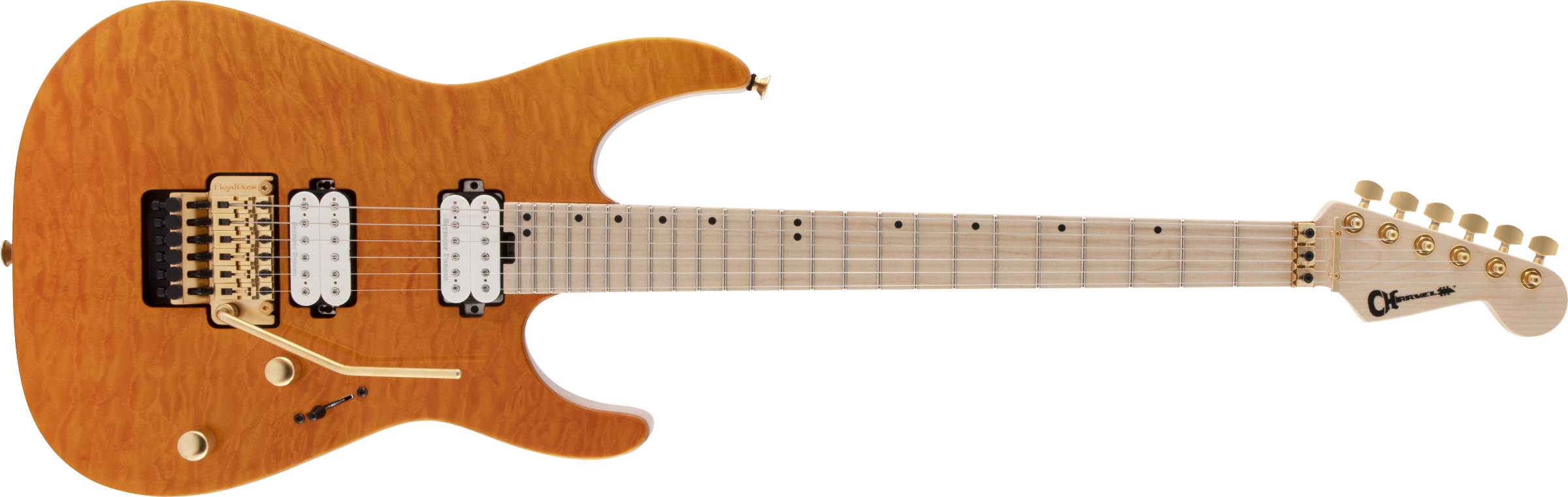 Charvel Pro-Mod DK24 HH FR M Mahogany with Quilt Maple Maple 