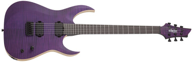 Schecter John Browne Tao-6 Electric Guitar, Satin Trans Purple 462-SHC