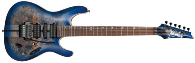 Ibanez S1070PBZSCLB PREMIUM EDGE 6 STRING WITH SOFT CASE CERULEAN BLUE BURST