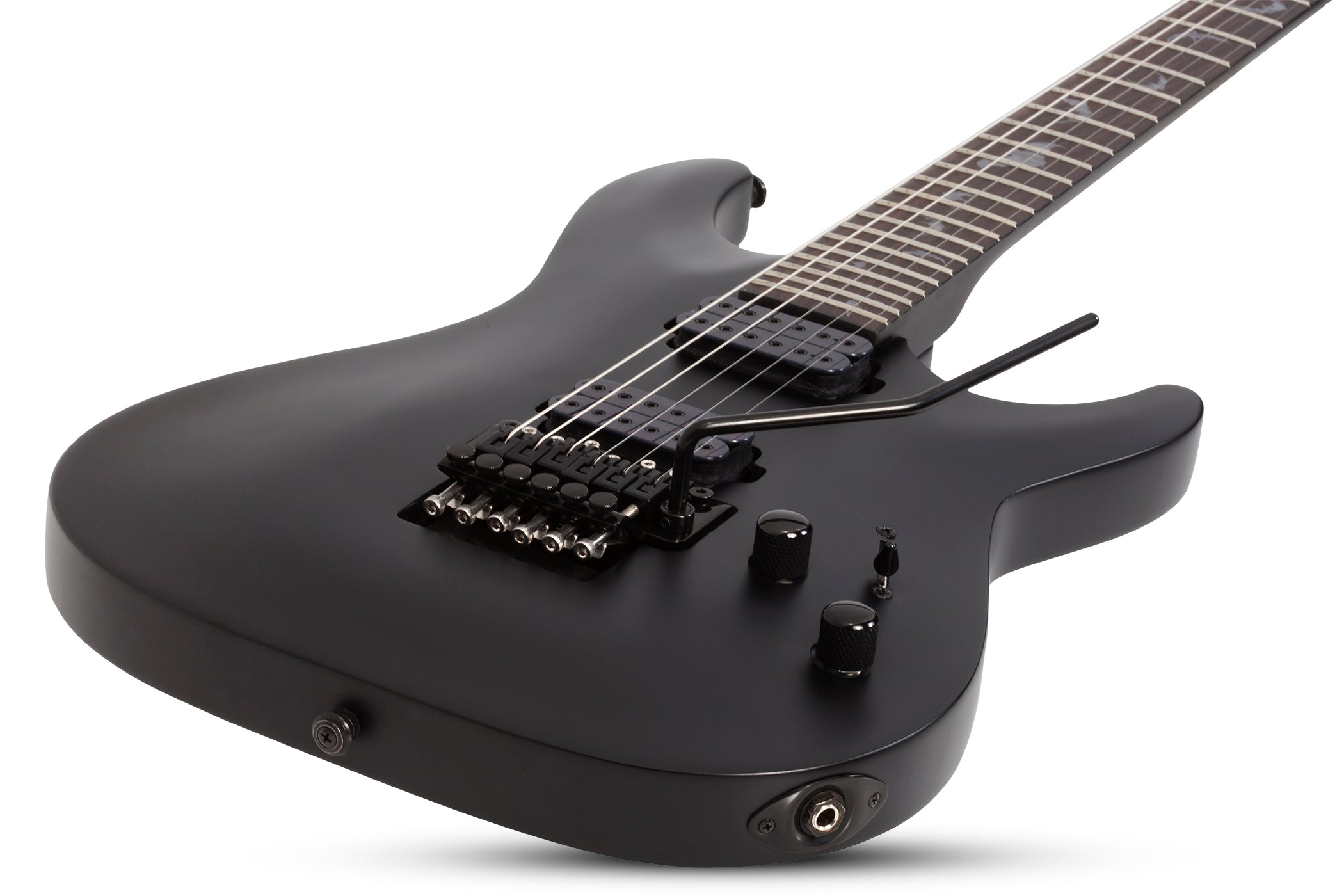 Schecter Damien-6 Floyd Rose Electric Guitar Satin Black 2471-SHC