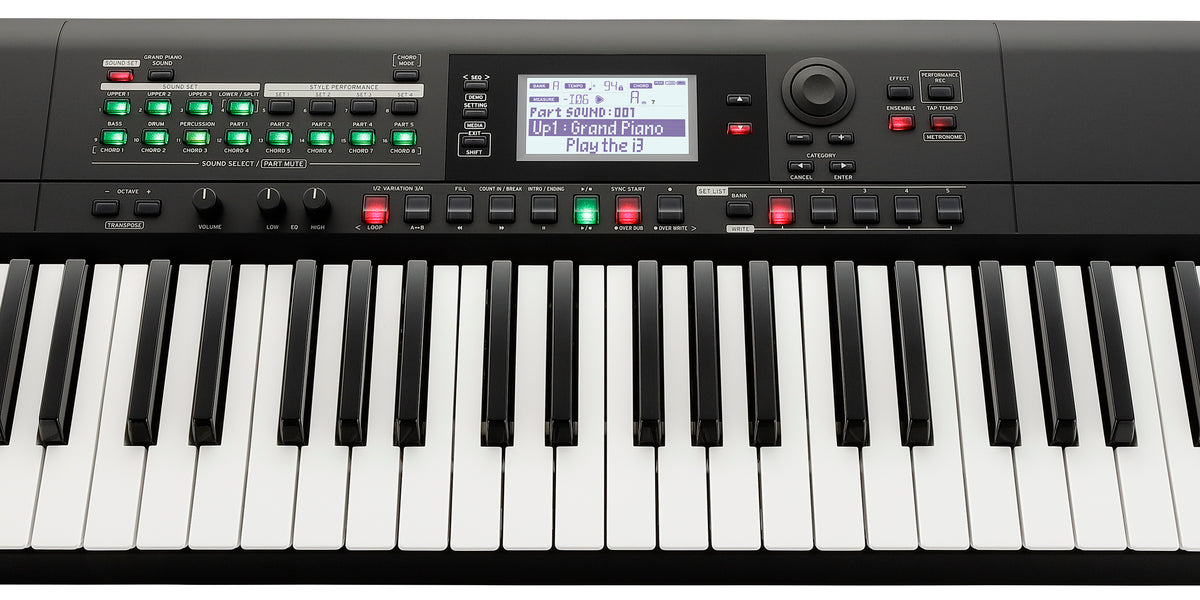 Korg 61-Key Interactive Workstation With Backing Tracks 64 Note