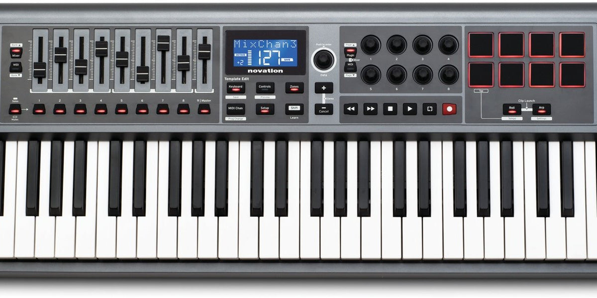 Novation IMPULSE61 Keyboard Controller with 61 key NPVIMP61 — L.A.