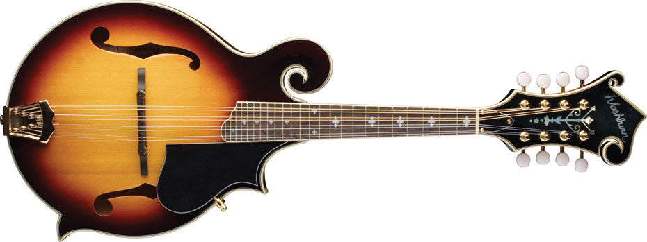 Washburn M3SWK Mandolin florentine Sunburst case