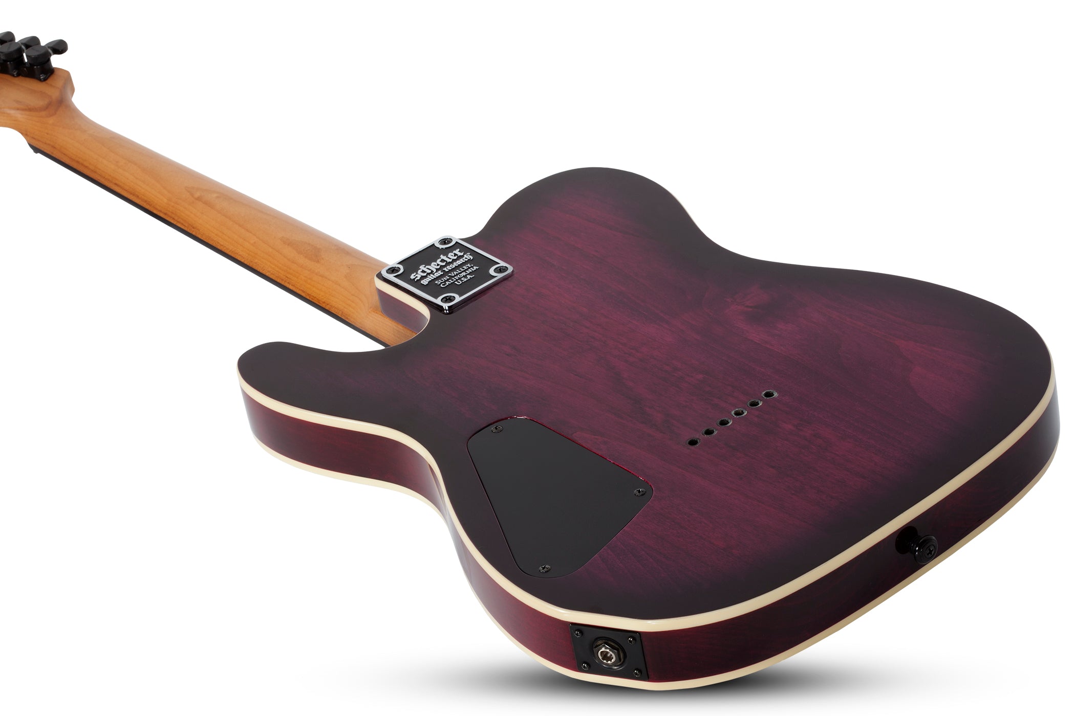 Schecter PT PRO Ebony Fretboard Electric Guitar Trans Purple Burst 863-SHC