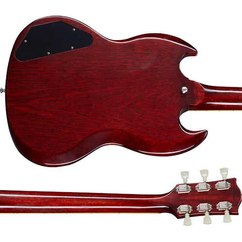 Gibson Custom Shop Murphy Lab 1964 SG Standard With Maestro Vibrola Cherry Red Ultra Light Aged - Cherry Red SGSR64ULCHNM