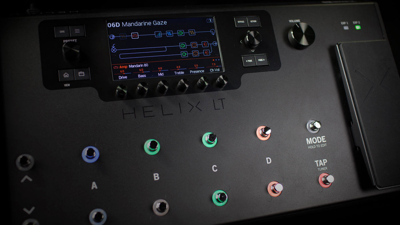  Line 6 Helix Multi-Effects Guitar Pedal : Musical Instruments