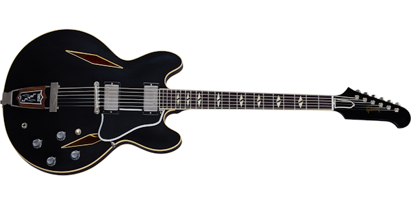 Gibson Custom Shop Murphy Lab 1964 Trini Lopez Standard Ebony Ultra Light Aged - Ebony ESTL64ULEBNH