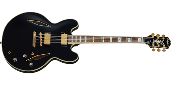 Epiphone Emily Wolfe Sheraton Stealth - Black Aged Gloss SHEREWBAGGH