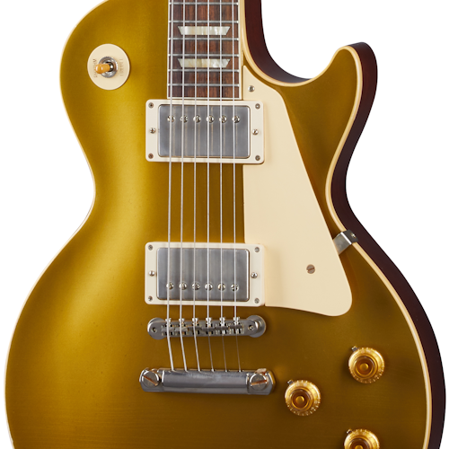 Gibson Custom Shop Murphy Lab 1957 Les Paul Goldtop Darkback Light Aged - Double Gold with Dark Back LPR57DLADGNH