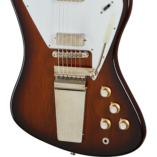 Gibson 1965 Non-Reverse Firebird V with Vibrola Vintage Sunburst HSFBNR5VOVSNM