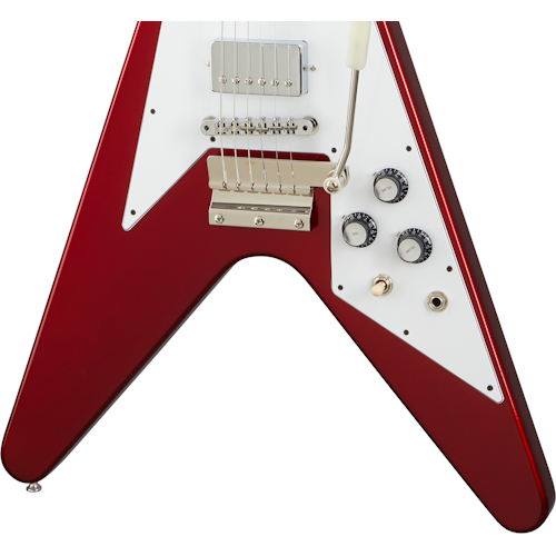 Gibson Custom Shop 1967 Flying V wtih Vibrola - Sparkling Burgundy HSFVM67SBCM