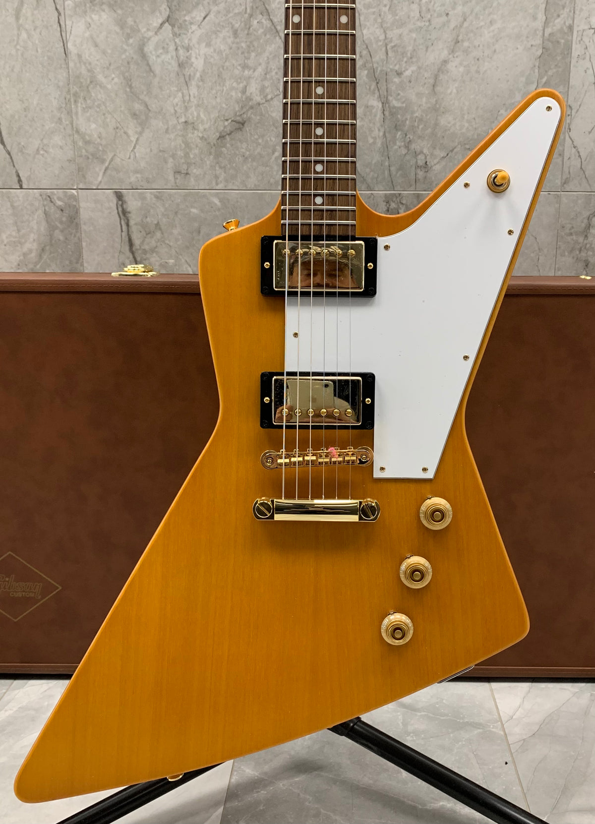 Epiphone Inspired by Gibson Custom Shop 1958 Korina Explorer 