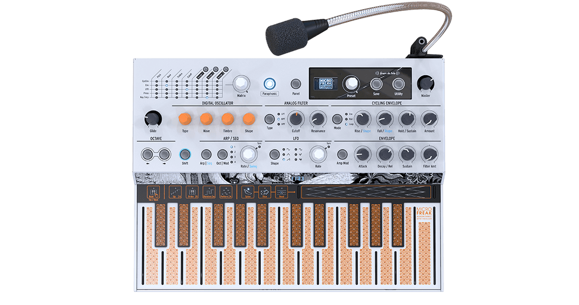 Arturia MICRO FREAK VOCODER Limited Edition White MICROFREAKVOCODER