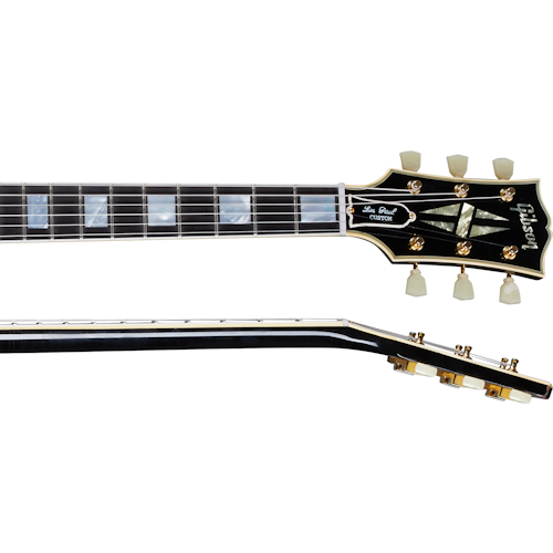 Gibson Custom Shop Murphy Lab 1957 Les Paul Custom 3-Pickup With Bigsby Vibrato Ebony Light Aged - Ebony LPB357LAEBBG